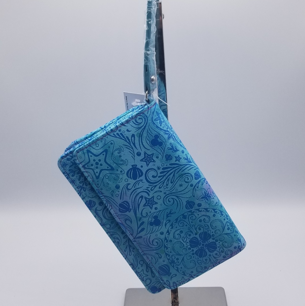 NWT Disney Cruise Line Ariel/Sea Wristlet